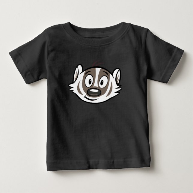 Ricky Raccoon | Boomer Badger Ansikte Tee (Framsida)