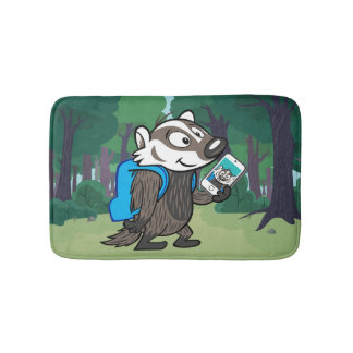 Ricky Raccoon| Boomer Badger Selfie Badrumsmatta