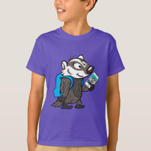 Ricky Raccoon   Boomer Badger Selfie Tee Shirt