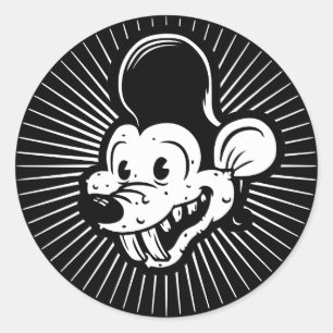 Ricky Rodent Runt Klistermärke