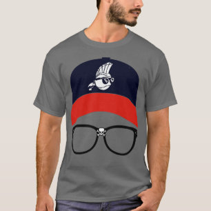 Ricky Vaughn Major League vintage glasögon och hat T Shirt