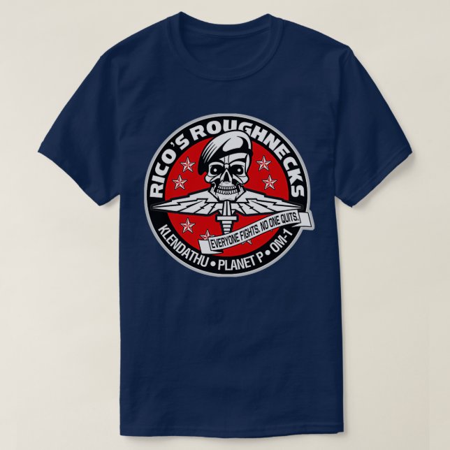 Ricos Roughnecks  T Shirt (Design framsida)