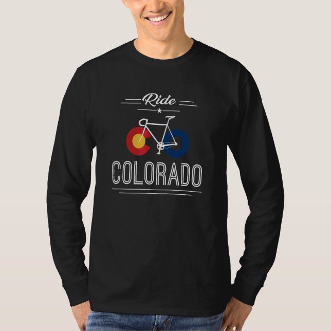 Rid Colorado Landsvägscykling Cykel Colorado Inspi T Shirt (Framsida)