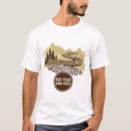 Rid din egen väg cyklistpresent t shirt