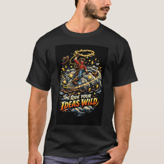 Rid dina idéer vilt t shirt