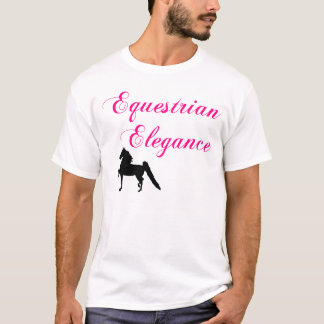 Rid- elegansutslagsplats t-shirt