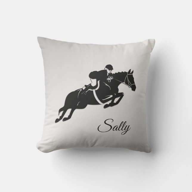 Rid- jumper med namn kudde (Framsida)