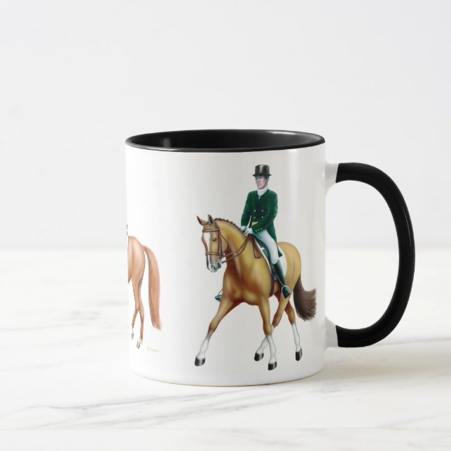 Rid- mugg för Dressagehästar (Höger)