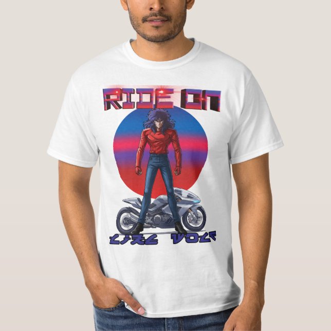Rid på som en varg  t shirt (Framsida)
