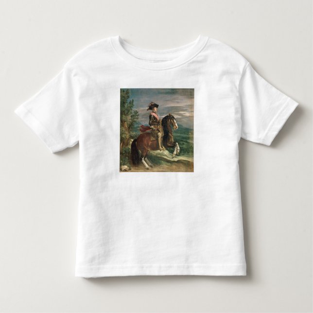 Rid- porträtt av den Philip droppen c.1636 T-shirt (Framsida)