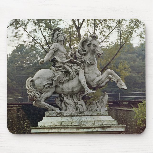 Rid- porträtt av Louis XIV 2 Musmatta (Framsidan)