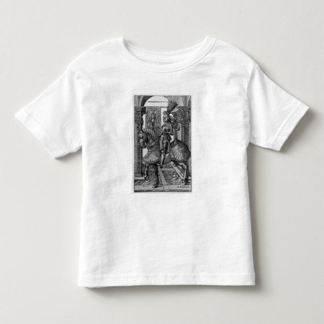 Rid- porträtt av Maximilian mig c.1508 T Shirt (Framsida)
