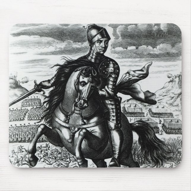 Rid- porträtt av Oliver Cromwell Musmatta (Framsidan)
