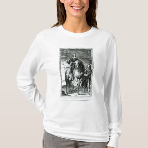 Rid- porträtt av Oliver Cromwell Tee Shirt