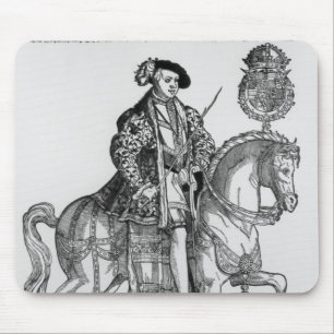 Rid- porträtt av Philip II av Spanien Musmatta