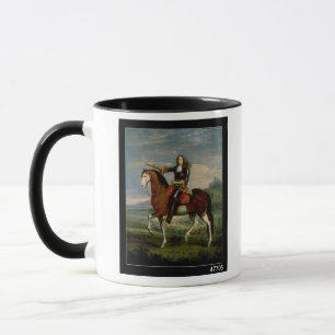 Rid- porträtt mugg