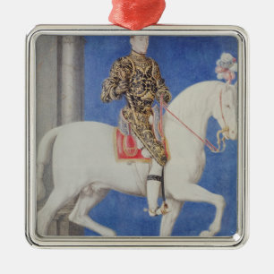 Rid- porträttDauphin Henri II Julgransprydnad Metall