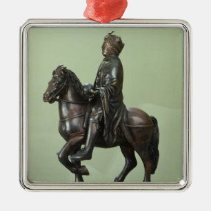 Rid- staty av Charlemagne 2 Julgransprydnad Metall