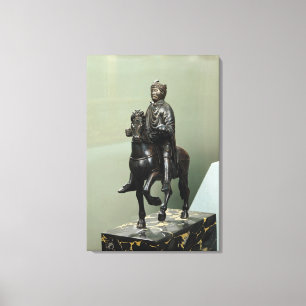 Rid- staty av Charlemagne Canvastryck