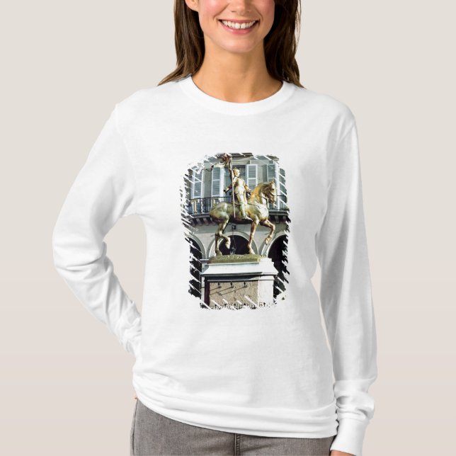 Rid- staty av Joan av bågen Tee Shirt (Framsida)