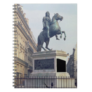 Rid- staty av kungen Louis XIV (1816-22) (broen Anteckningsbok Med Spiral