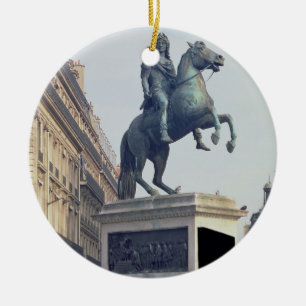 Rid- staty av kungen Louis XIV (1816-22) (broen Julgransprydnad Keramik