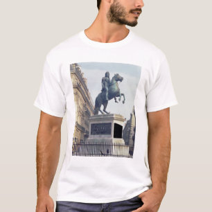 Rid- staty av kungen Louis XIV (1816-22) (broen Tee Shirt