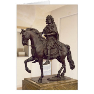 Rid- staty av Louis XIV Hälsningskort