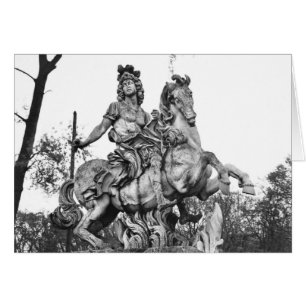 Rid- staty av Louis XIV Hälsningskort