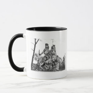 Rid- staty av Louis XIV Mugg