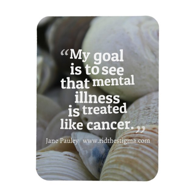 Rid Stigma mot mental sjukdom. Magnet (Vertikal)