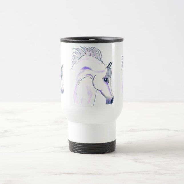 Rid- travel mug för arab på nätterna resemugg (Center)
