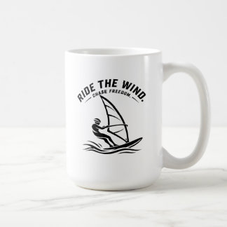 Rid Vindens Jaga Frihetens Vindsurfingmugg Kaffemugg