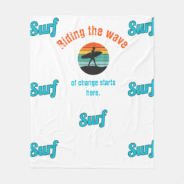 Rida ändringsvågen fleecefilt