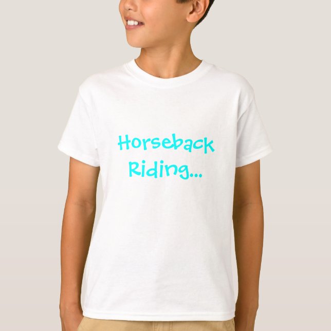 Rida… är det vad jag bor för t-shirt (Framsida)