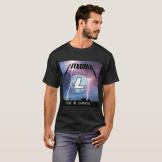 Rida blixten med Litecoin Tee Shirt