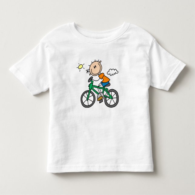 Rida cykeln - manlig t shirt (Framsida)