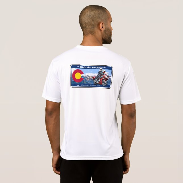Rida det Rockies t-kort T Shirt (Hel baksida)