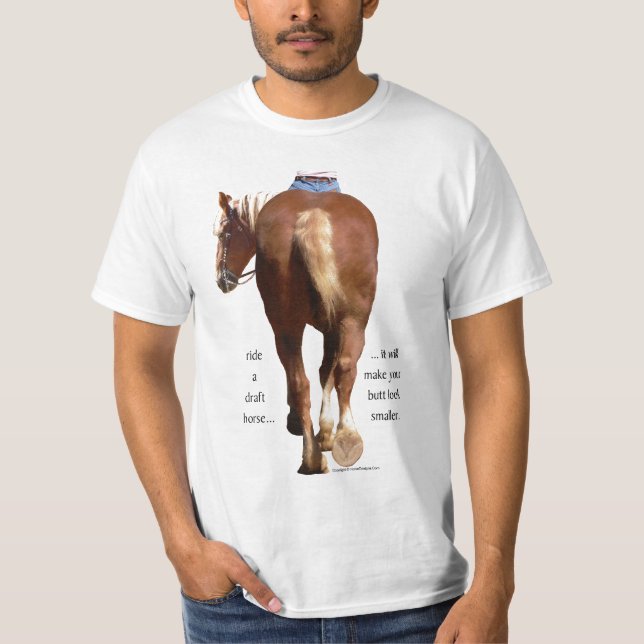 Rida en belgare tee shirt (Framsida)