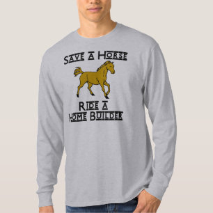 rida en hem- byggmästare t shirt