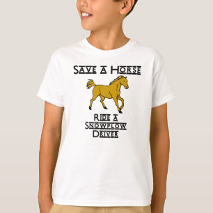 rida en snöplogchaufför t shirt