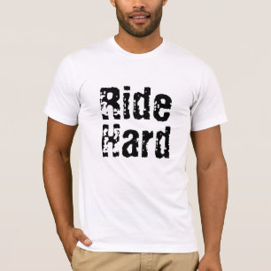 Rida hårda Biker T Shirt