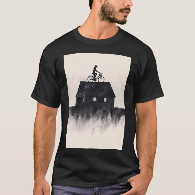 Rida hem (svartvitt) t shirt (Framsida)