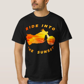 rida in i solnedgången t shirt