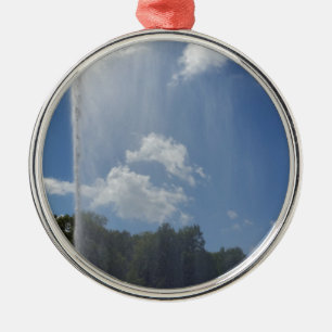 ridå på sjö julgransprydnad metall