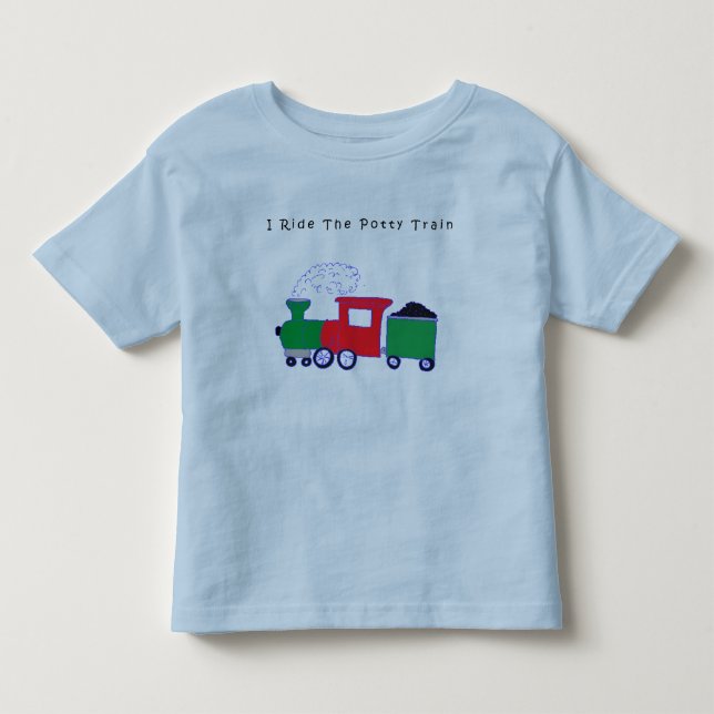 Rida pottatåg tee shirt (Framsida)