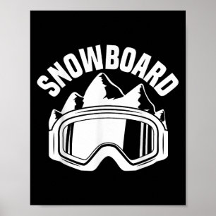 Rida skidåkning snowboard Åkning Skidor Glasögon S Poster