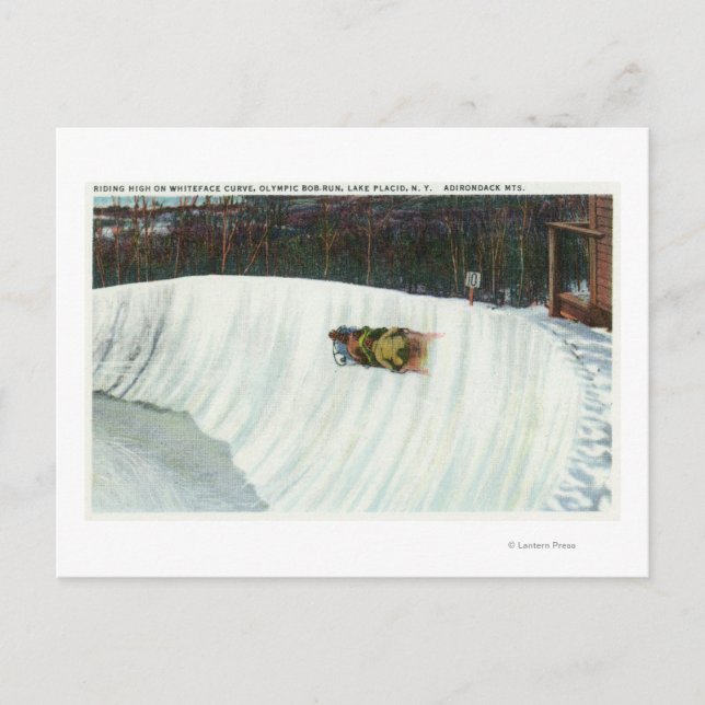 Rida Whiteface Curve Vykort (Framsida)