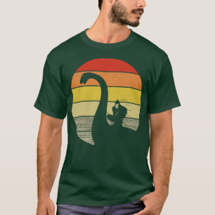 Ridande på enhörning Retro Vintage Solnedgång 1 T Shirt