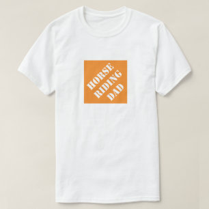 Ridande Pappa Rolig Pappa Humoristisk Fars Dag T Shirt